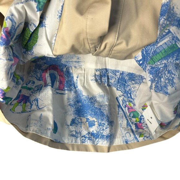 Manoush By‎ Anthropologie Jacket Womens Beige Ruffled 3/4 Sleeve Size M - Picture 7 of 9